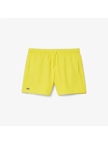 Lacoste Kąpielówki Szybkoschnące żółte