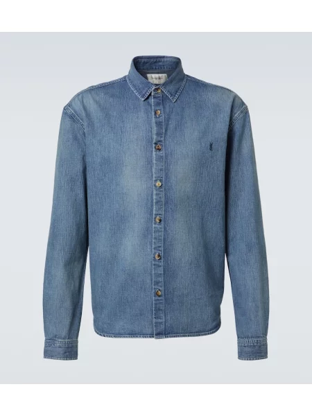 Košulja Saint Laurent plava