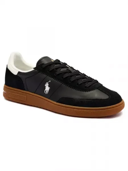 POLO RALPH LAUREN De piele sneakers negru