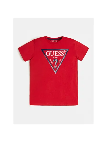Guess Футболка Regular Fit червоний