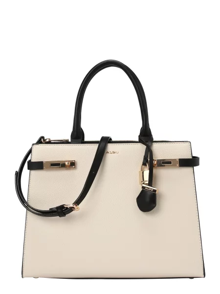 ALDO Ročna torbica MANILLA črna / volneno bela bež