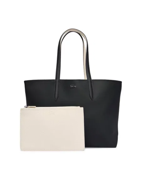 LACOSTE Nakupovalna torba Anna' črna