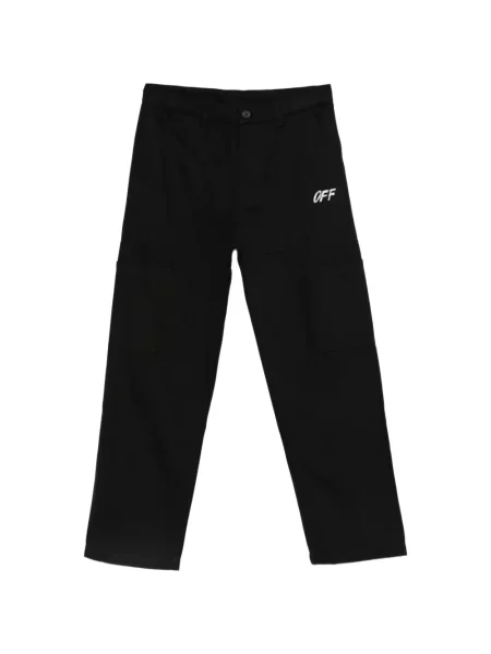 Spodnie cargo dziecięce Off-white białe