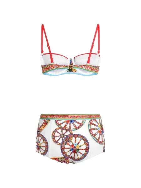Bikini Dolce & Gabbana cu imagine alb