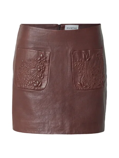 Munthe Fustă BELLIA închis maro