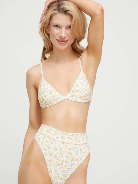 Olcsóbban. Fürdőruha felső Billabong Aint She Sweet Tanlines Ceci salt crystal. Méret: sárga