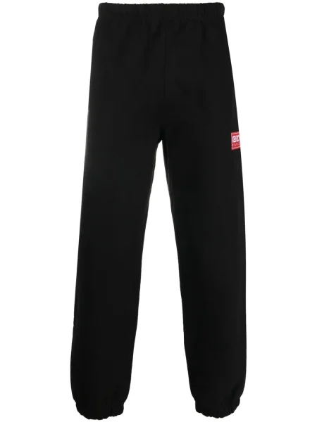 Pantaloni Kenzo alergare cu autograf negru