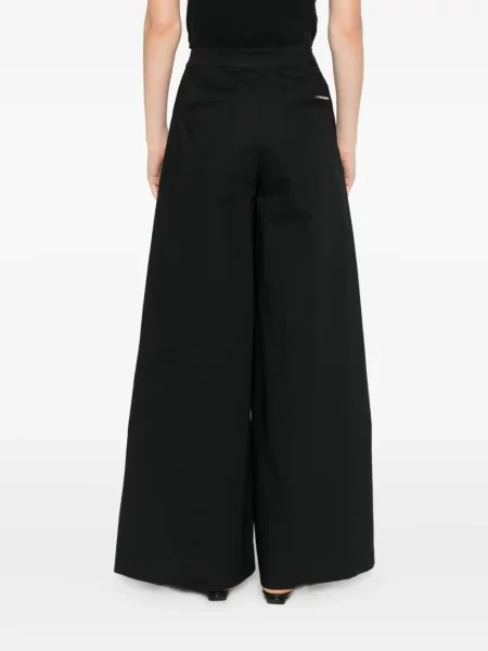 Pantaloni Karl Lagerfeld plisate negru