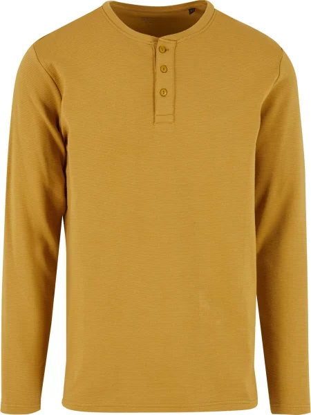 INDICODE JEANS Tričko Erikos hořčicová