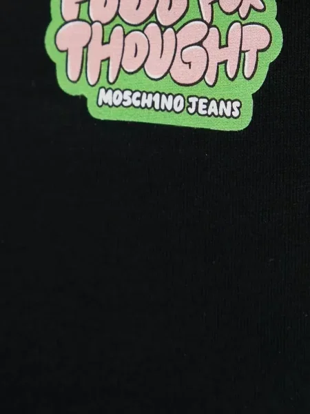 Tricou Moschino Jeans cu imagine negru