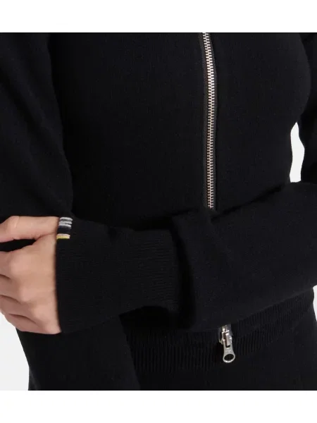 Geacă Extreme Cashmere din cașmir negru