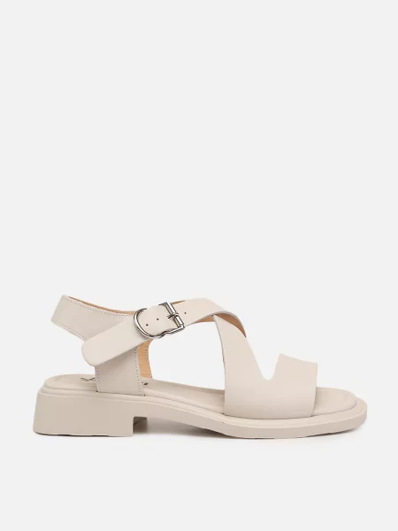 Шкіряні Сандалії YUKI молочний