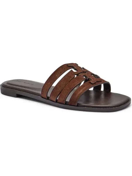 TORY BURCH Bőr papucs INES barna