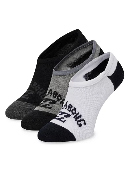 Billabong Set de 3 perechi de șosete scurte pentru bărbați negru