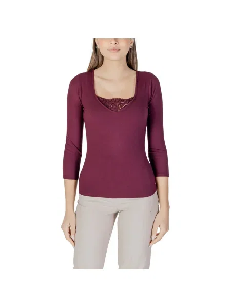 Tricou mânecă lungă Morgan violet