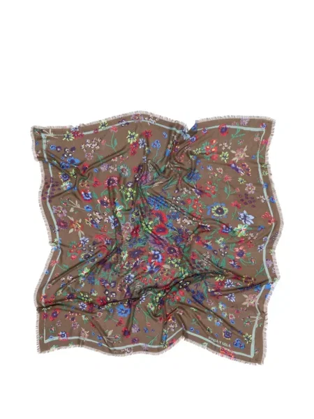 Fular Bimba Y Lola cu model floral maro