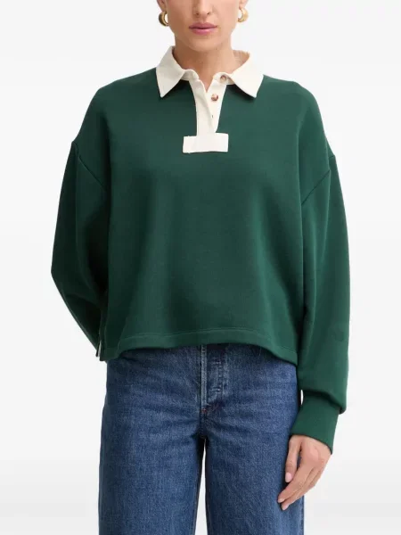 Gulerat tricou polo Rag & Bone verde
