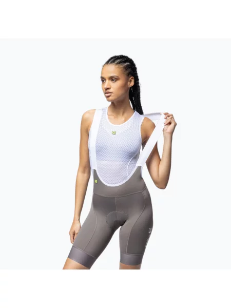Pantaloni scurți de ciclism pentru femei Alé Magic Colour Bibshorts cave