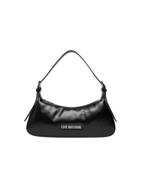 Pisemska torbica Love Moschino črna