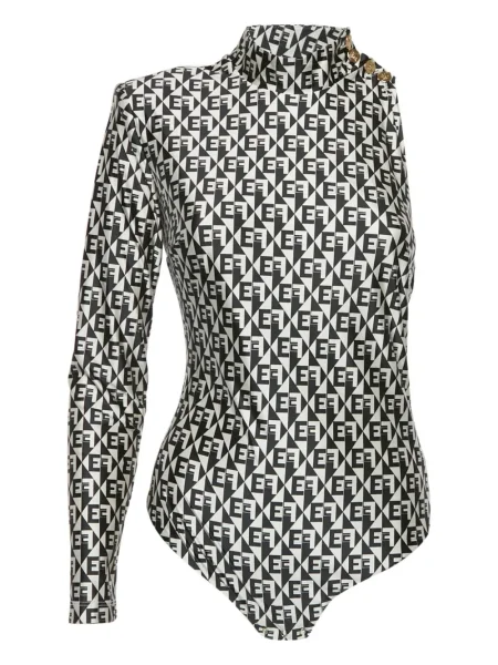 Body Elisabetta Franchi cu imagine negru