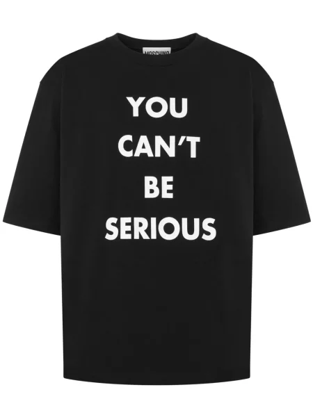Tricou Moschino cu imagine negru