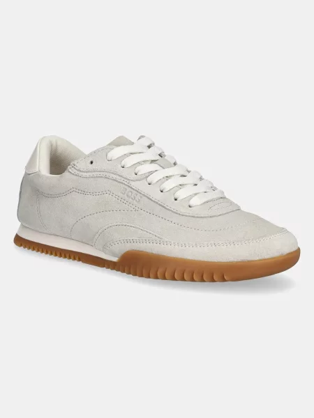 BOSS sneakers din piele Carlynn femei gri