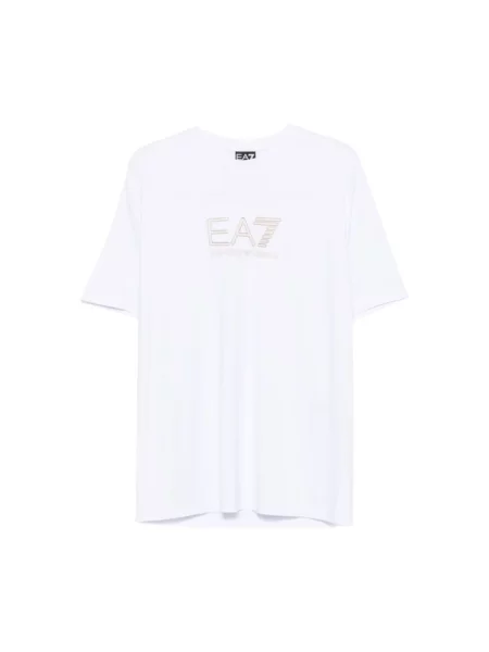 Koszulka Emporio Armani Ea7 z logo biała