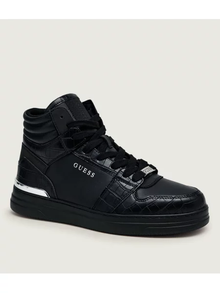 Guess Teniși din piele Wystor negru