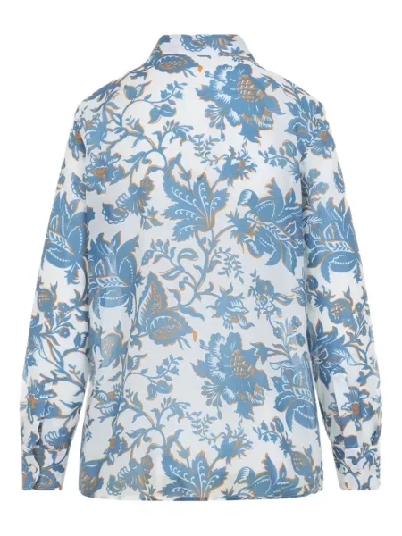 Cămașă Etro cu model floral cu imagine alb
