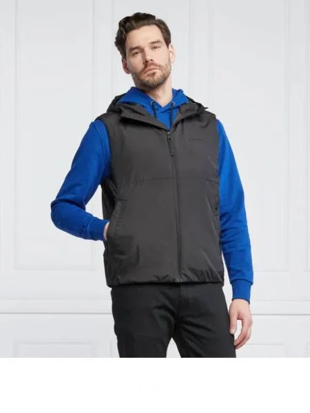Calvin Klein Szteppelt mellény fekete
