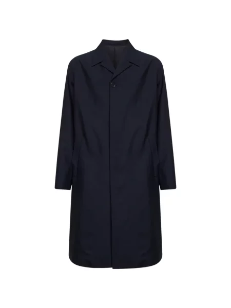 Palton Jil Sander cu rever albastru