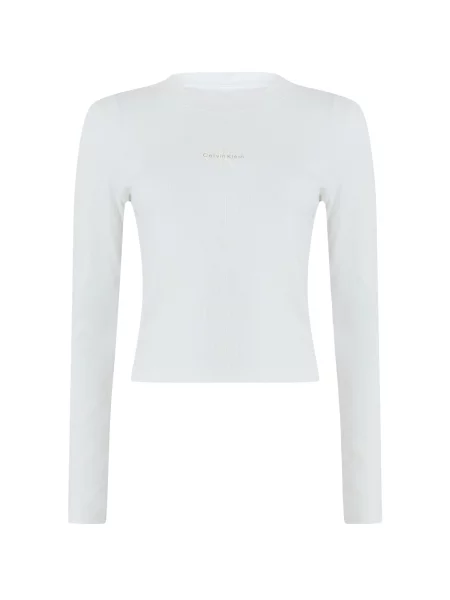 Calvin Klein Jeans Tricou gri deschis alb