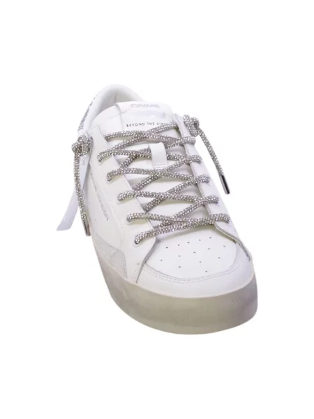 Pantofi Crime London din piele alb