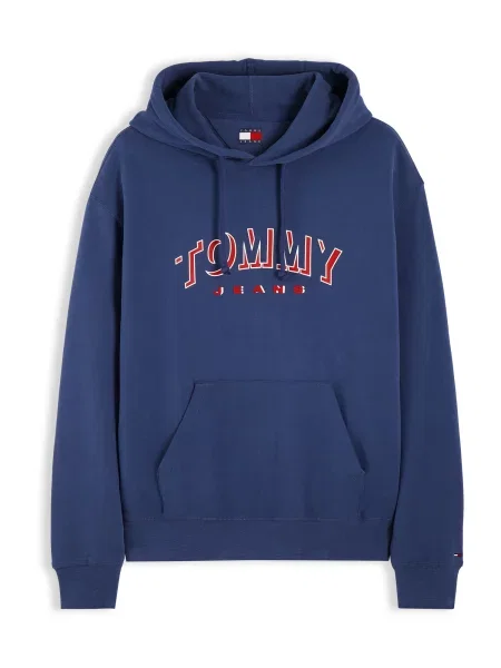Geacă de blugi Tommy Jeans portocaliu