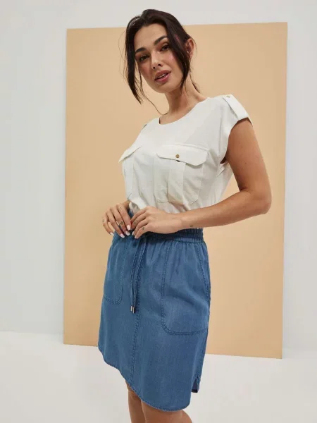 Spódnica Marisse niebieska