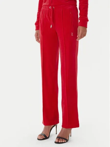 Juicy Couture Spodnji del trenirke Tina rdeča