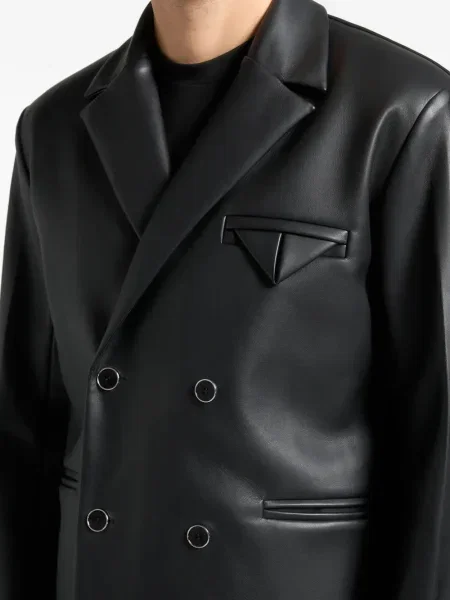 Sacou Manière De Voir din piele negru