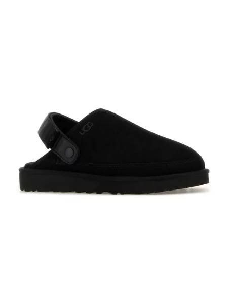 Klapki Ugg zamszowe czarne