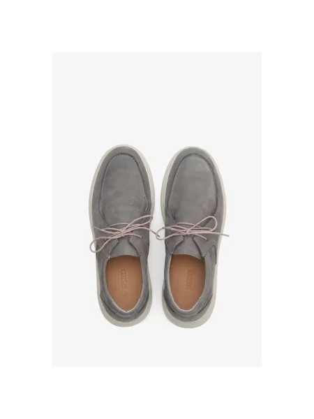 Велюровые мокасины Estro серые