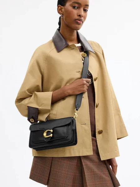 Кожаная сумка Coach
