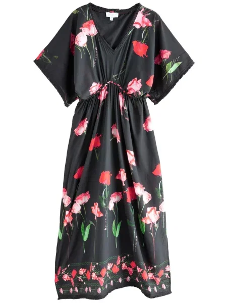 B by Ted Baker Plážové šaty zelená / červená / černá bílá