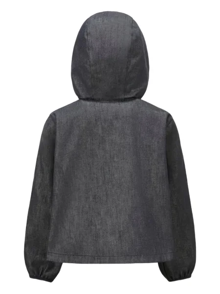 Kurtka dziecięca Moncler Enfant niebieska
