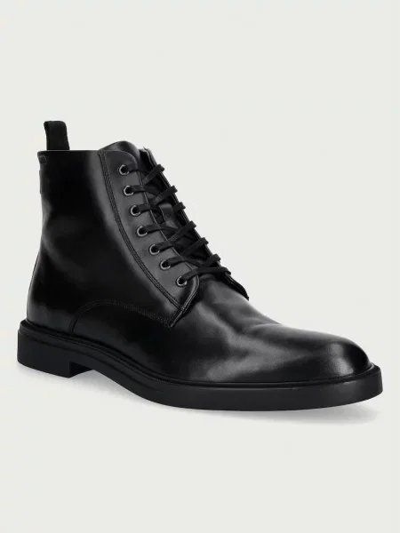 Botine Boss din piele negru