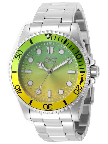 Часовник Invicta зелено