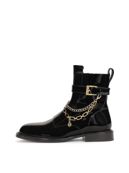 Kazar Botine auriu argintiu negru