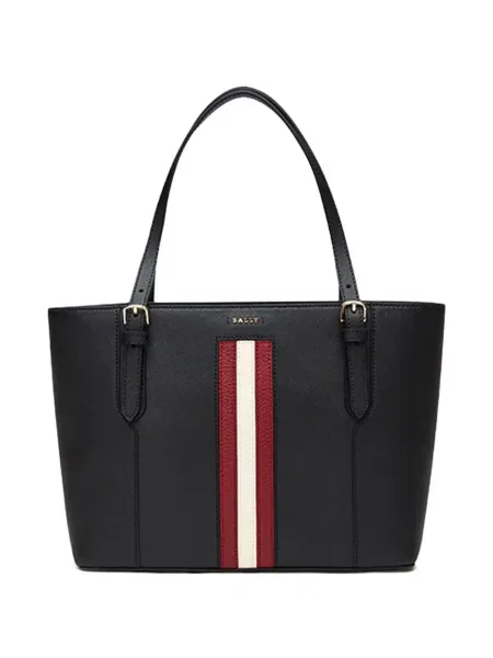 Geantă shopper Bally din piele negru