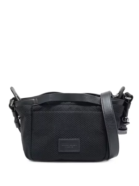 Geantă crossbody Giorgio Armani cu autograf negru