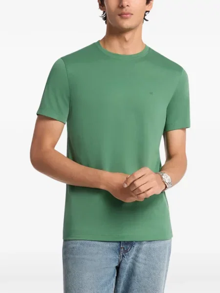 Tricou Michael Kors cu decolteu rotund verde