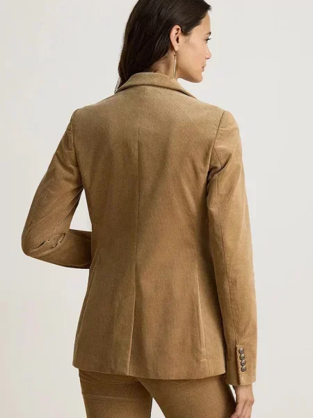 Lauren Ralph Lauren suknjič z elastanom rjava