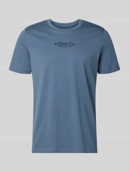 T-shirt o kroju regular fit z czystej bawełny S.oliver Red Label